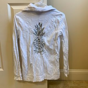 Tommy Bahama Embellished Full-Zip Shirt